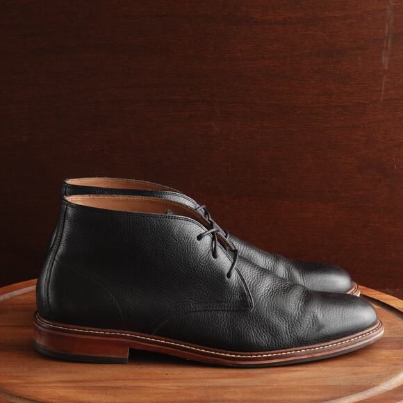Cole Haan Boots Men SZ 11M BLK Barron Chukka Leather Ankle Comfort Modern C22940
